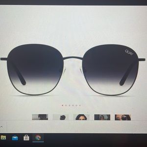 Quay Jezabell sunglasses with case